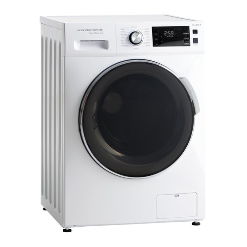 Scandomestic Wah2908w Frontmat. Tvättmaskiner - Vit/glas