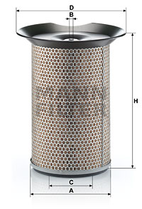 Luftfilter MANN-FILTER C 23 502