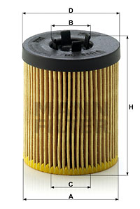 Oljefilter MANN-FILTER HU 611/1 x