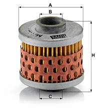 Oljefilter MANN-FILTER MH 52/1