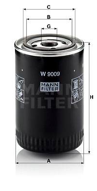 Oljefilter MANN-FILTER W 9009