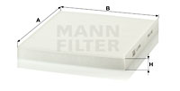 Kupéfilter MANN-FILTER CU 23 009