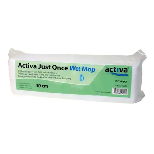 Activa Engångsmopp Just Once Wet 40 cm
