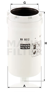 Filter, drifthydraulik MANN-FILTER WH 9012