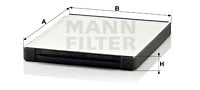 Kupéfilter MANN-FILTER CU 2441