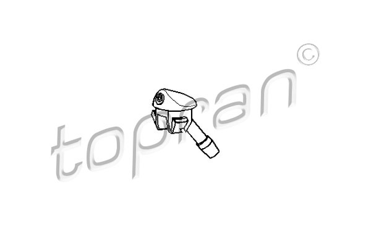 Munstycke, vindrutespolning TOPRAN 202 405