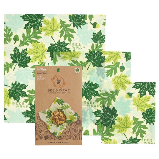Bee's Wrap Naturligt Folie Assorted Set (S/M/L), 3 st Forest Floor