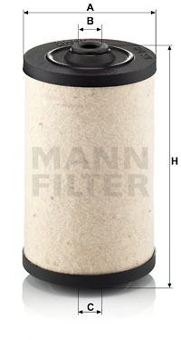 Bränslefilter MANN-FILTER BFU 900 x