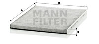 Kupéfilter MANN-FILTER CUK 3059