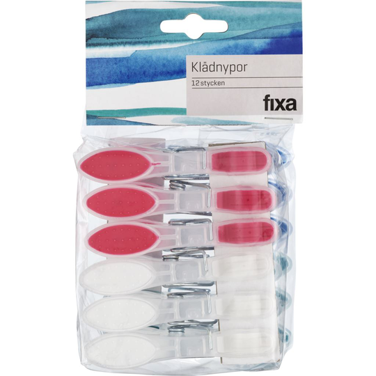 fixa Klädnypor 12 st