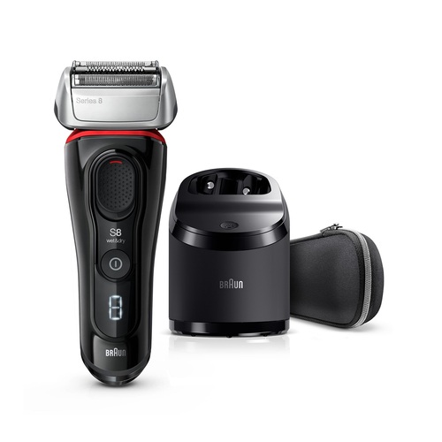 Braun Series 8 8380cc Rakapparat - Svart/röd