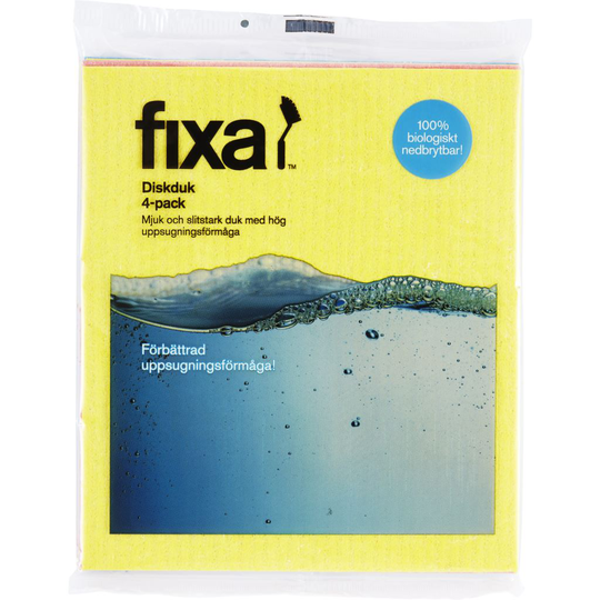 fixa Diskduk 4 st - Blandade färger