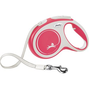 Koppel Flexi New Comfort Band M 5 m Röd