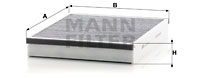 Kupéfilter MANN-FILTER CUK 25 007