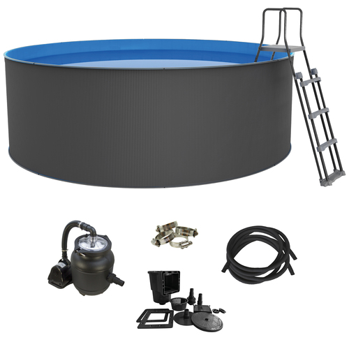 Swim & Fun Santorini Pool Xl Rund 60 X 120 Cm Pooler
