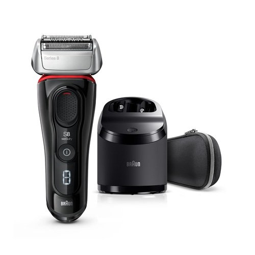 Braun Series 8 8380cc Rakapparat - Svart/röd