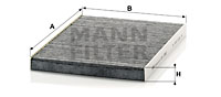 Kupéfilter MANN-FILTER CUK 2882