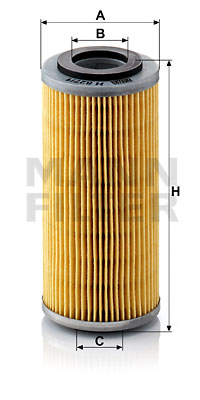 Oljefilter MANN-FILTER H 827/1 n