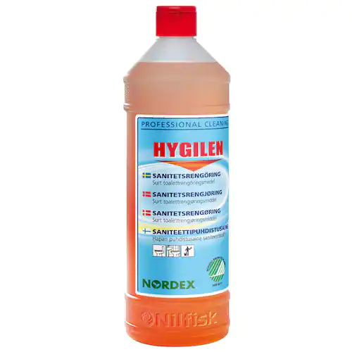 NORDEX Sanitetsrengöring Hygilen, parfymerad, orange, 1l