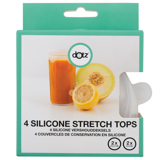 Dotz Runda Silikonlock - Ø 6,5-9 cm, 4 st