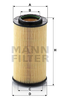Oljefilter MANN-FILTER HU 824 x