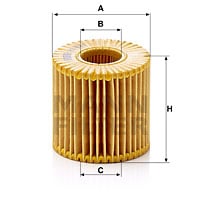 Oljefilter MANN-FILTER HU 7019 z