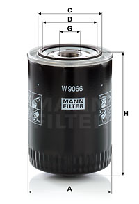 Oljefilter MANN-FILTER W 9066