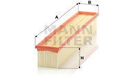 Luftfilter MANN-FILTER C 47 109