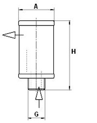 Filter, tryckluft MANN-FILTER LE 1003