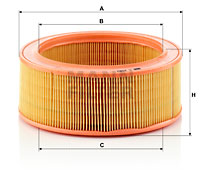 Luftfilter MANN-FILTER C 2582