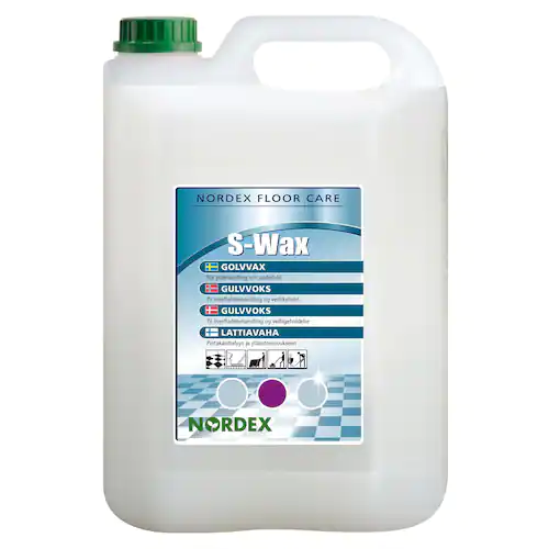 NORDEX Golvvaxet S-Wax för linoleumgolv, 5 l