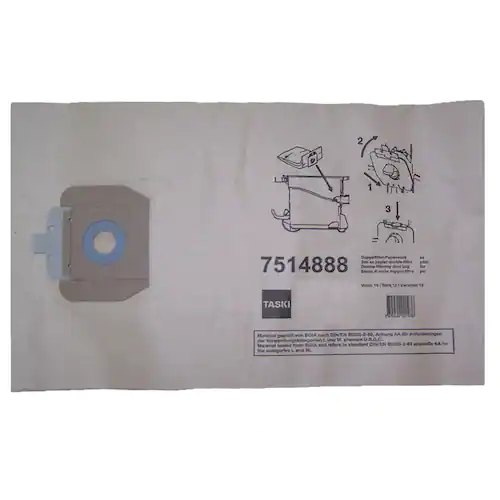 Taski Dammsugarpåse Vento 15(S), Bora 12-dammsugarpåse 10 x 15 l