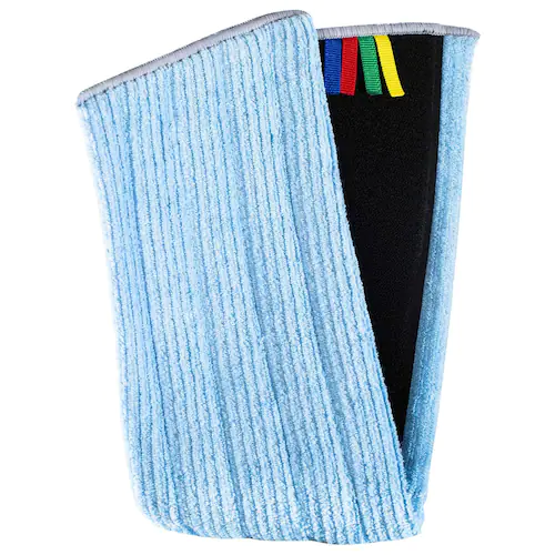NORDEX Moppduk i mikrofiber, Nline Micro Super, för fuktig och torr moppning, 300 mm, blå