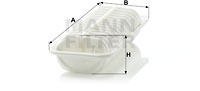Luftfilter MANN-FILTER C 2715