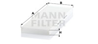 Kupéfilter MANN-FILTER CU 4151
