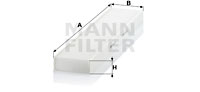 Kupéfilter MANN-FILTER CU 5141