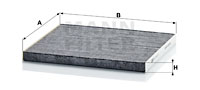 Kupéfilter MANN-FILTER CUK 26 017