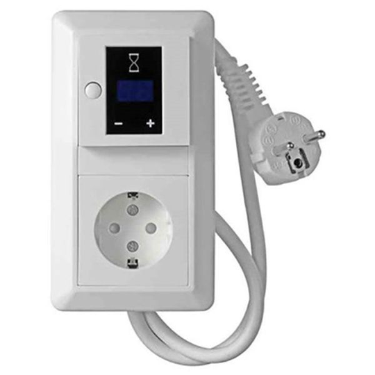 Elko EKO07087 Timerkit med timer, jordat 1-vägs uttag och sladd