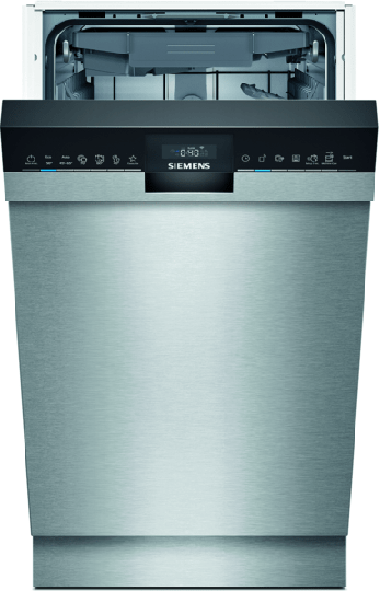 Siemens Sr45zs09ms Iq500 Inbyggd Diskmaskin - Rostfritt Stål