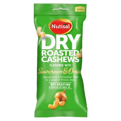 NUTISAL Nötter DR Cashew sour cream/onion 60g