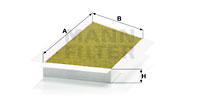 Kupéfilter MANN-FILTER FP 3448