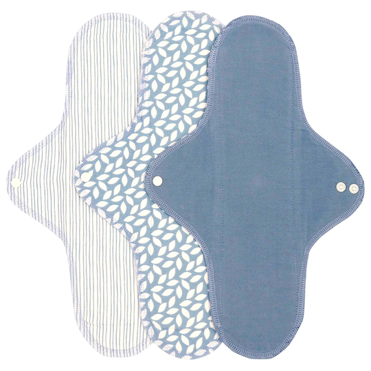 Imse Ekologiska Tygbindor Classic natt - Denim, 3-pack