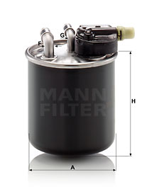 Bränslefilter MANN-FILTER WK 820/22
