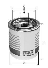 Lufttorkarpatron, kompressorsystem MANN-FILTER TB 1394/8 x