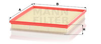 Luftfilter MANN-FILTER C 34 005/1