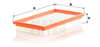 Luftfilter MANN-FILTER C 3233