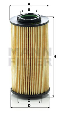 Oljefilter MANN-FILTER HU 712/10 x
