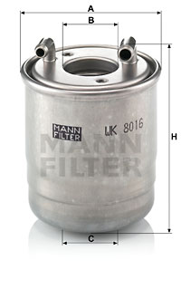 Bränslefilter MANN-FILTER WK 8016 x