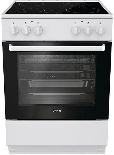 Cylinda S8362kv Glaskeramikspis - Vit