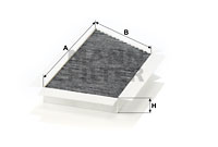 Kupéfilter MANN-FILTER CUK 3448